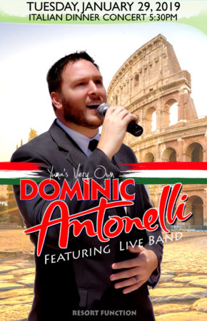 2019-01-29 Dominic Antonelli Dinner Concert