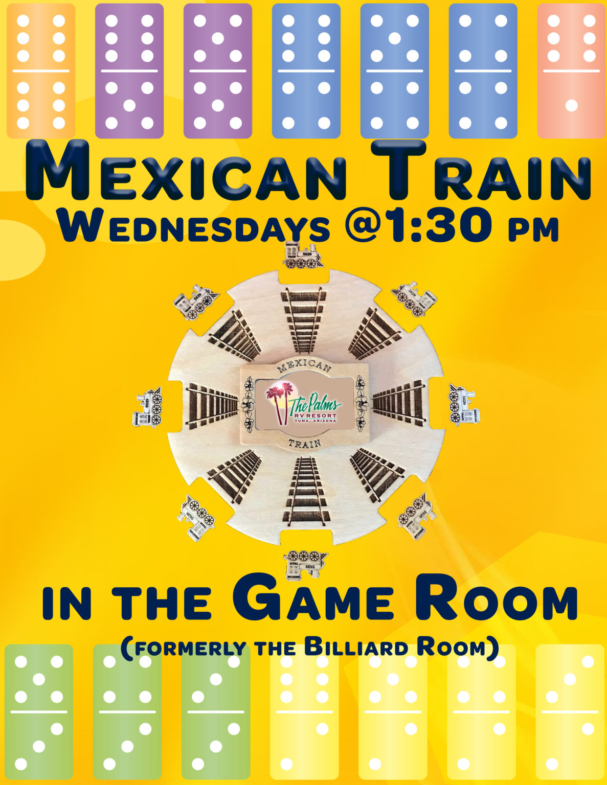 Mexican Train » The Palms RV Resort