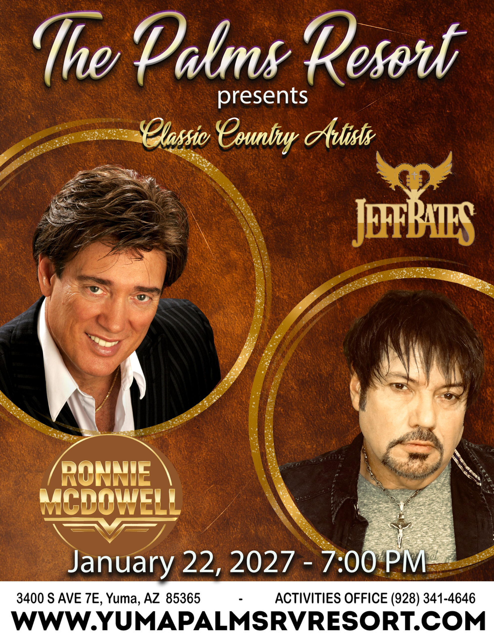 Concert- Ronnie McDowell and Jeff Bates in Concert (National