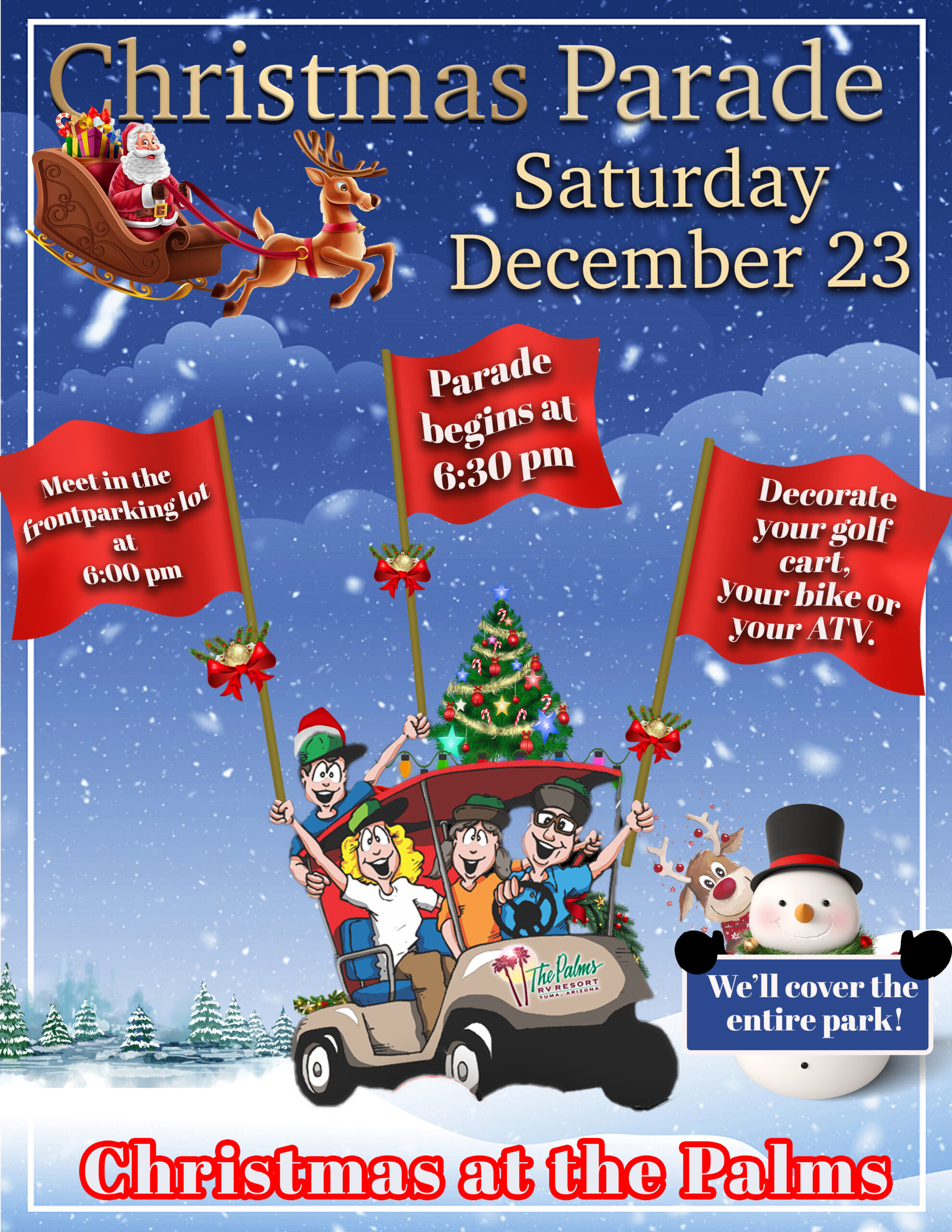 Christmas Parade » The Palms RV Resort