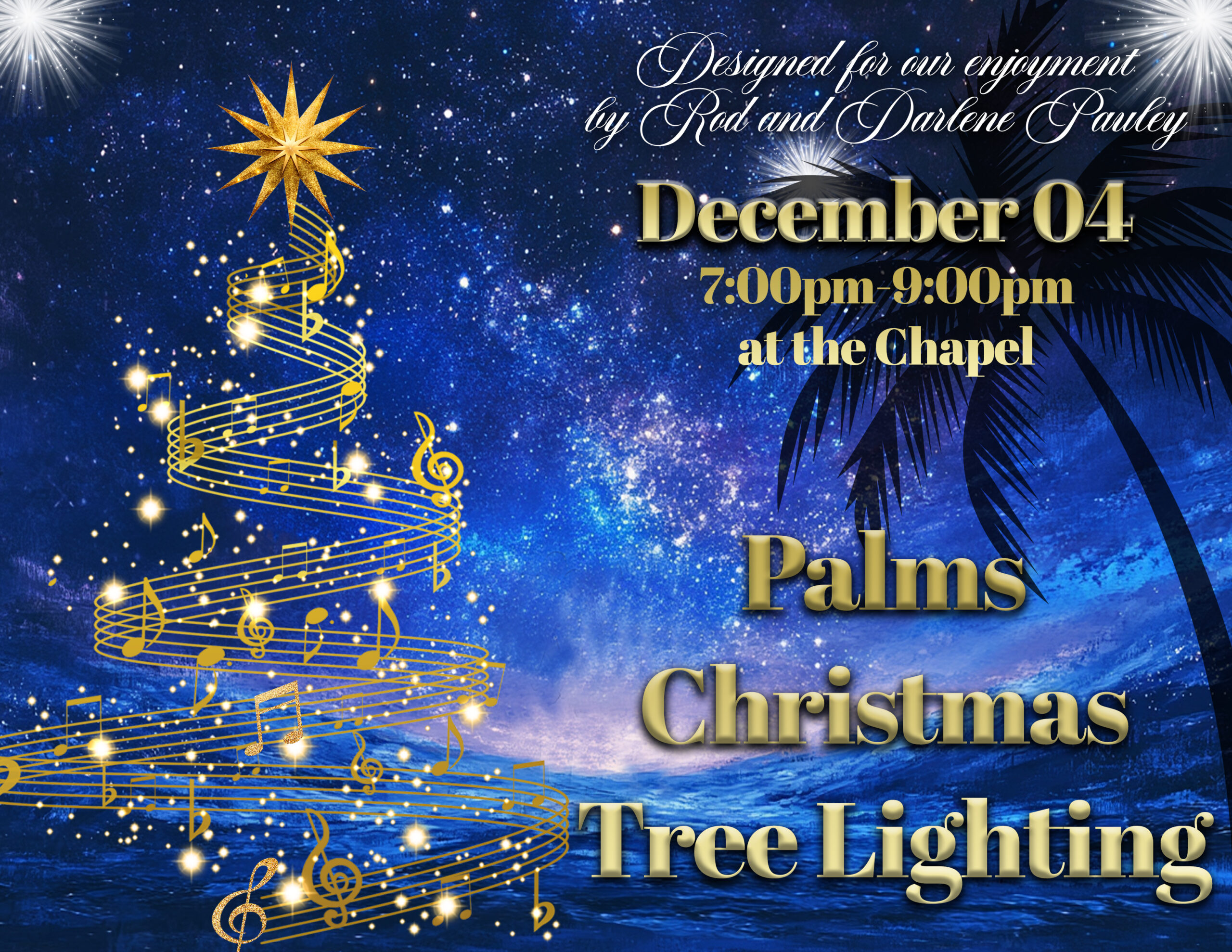 The Palms Christmas Tree Lighting Ceremony » The Palms RV Resort